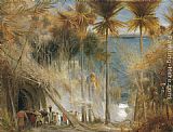 Albert Goodwin Famous Paintings - Ali Baba abd the Forty Thieves